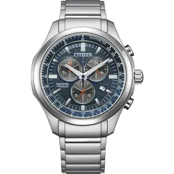 Citizen Super Titanium Eco-Drive AT2530-85L - blau,titanweiß - 43mm