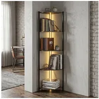 Homcom Bücherregal 32 x 147 x 32 cm Braun