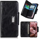 Handyhülle für Nokia G42 5G Hülle Leder, Handy Nokia G42 5G Handy Hüllen Schutzhülle Leder Flip Etui Handytasche für Nokia G42 5G with Klapphülle Standfunktion Case schwarz