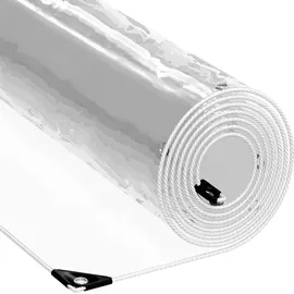 vidaXL Abdeckplane 10 x 150 cm Transparent PVC