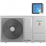 Hisense Hi-Therma AHZ-044HCDS1 7 kW R32 reversible Monoblock-Luft-Wasser-Wärmepumpe mit HSXM-FE01 Touch-Kabelfernbedienung zum Heizen/Kühlen - Erste