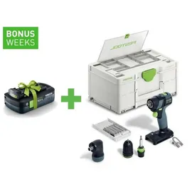 Festool TXS 18 Akku-Bohrschrauber Basic-Set