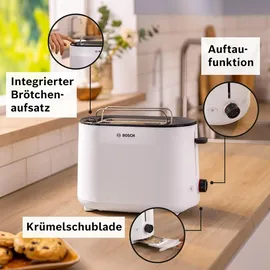 Bosch Kompakt-Toaster Weiß