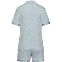 vivance dreams by lascana Damen Umstandspyjama hellblau-gemustert Gr.44/46