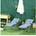Outsunny Sonnenliege 60 x 75 x 102 cm Blau