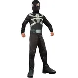 Rubies 610872_M Marvel Spider-Man Ultimate Agent Venom Kostüm für Kinder, Einheitsgröße