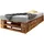 sunnypillow Palettenbett M2 90 x 200 cm Braun