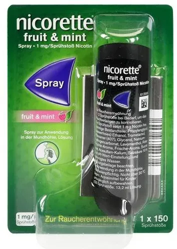 NICORETTE Fruit & Mint Spray 1 mg/Sprühstoß 1 St