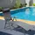 Outsunny Sonnenliege 137 x 63,5 x 100,5 cm Grau