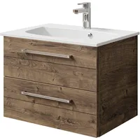 Saphir »Serie 6025 Mineralmarmor-Waschtisch mit Unterschrank, 67 cm breit«,