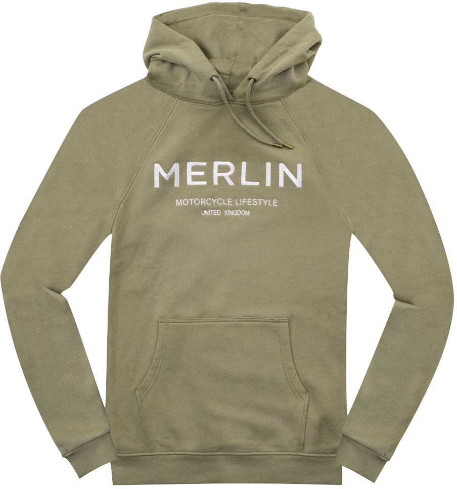 Merlin Sycamore Pull-Over Hoodie, grün-braun, Größe S für Männer