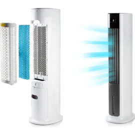DOMO DO157A 27 cm Standventilator Schwarz/Weiß