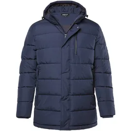 Men Plus by Happy Size Funktionsjacke Kapuzenparka blau L