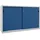 Pavoy Schiebetürenschrank Zink 1200x2000x400 mm Silber 4 Böden