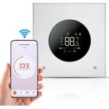 Smart Thermostat für Haus Wasser Elektrische Heizung Wasser Gas Boiler WiFi AC Thermostat mit APP/Sprachsteuerung VA Digitaler Touchscreen Buntes ...