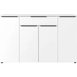 Germania Sideboard Mailand, 4374-84 weiß 161,0 x 40,0 x 101,0 cm, 1 St.