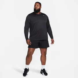 Nike Dri-FIT Legend Fit ness Herren Longsleeve, schwarz - black/matte silver XL