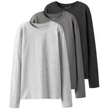 two soon 3er-Pack T-Shirt in Asphalt | Gr.: 158/164