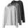 two soon 3er-Pack T-Shirt in Asphalt | Gr.: 158/164