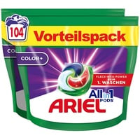 Ariel All-in-1, Pods Color, Flüssigwaschmittel-Kapseln 104 St