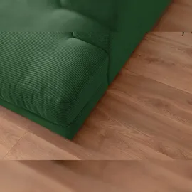 KAWOLA Big Sofa Madeline Cord smaragd