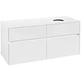 Villeroy & Boch Collaro Waschtischunterschrank | für Aufsatzecken rechts | Breite 1200 mm##Für Collaro (560 x 54,8 cm, Waschtisch Glossy White