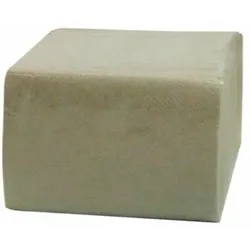 Schachtel mit 6400 ineinandergefalteten Servietten 11x20 Farbe Öko-Natur