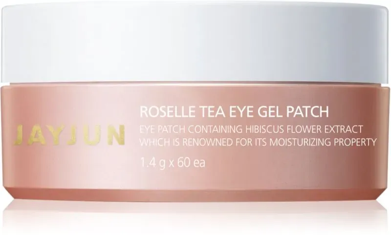 Jayjun Eye Gel Patch Roselle Tea feuchtigkeitsspendende Gel-Maske für den Augenbereich gegen Schwellungen und Augenringe 60x1.4 g