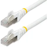 Startech StarTech.com 10 m CAT6a Ethernet Cable - LSZH-Raucharm, Halogenfrei - 10 Gigabit RJ45 LAN Kabel - SFTP Patchkabel - Weiß - CAT6a Verlegekabel - Abgeschirmtes Netzwerkkabel/Ethernet Kabel (NLWH-10M-CAT6A-PATCH)