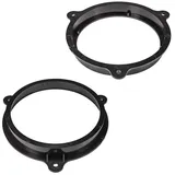 tomzz Audio 2838-002 Lautsprecherringe Adapter Halterungen kompatibel mit Nissan Micra Juke Dacia Lodgy Sandero Logan Diverse Einbauorte für 165mm DIN Lautsprecher