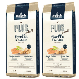 Bosch Tiernahrung HPC Plus Adult Forelle & Kartoffel 2 x 12,5 kg