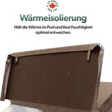 Canadian Spa Isolierabdeckung grau 203 x 203 cm universell passend