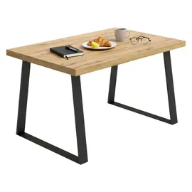 Dmora Campello 140 x 75 x 90 cm Nodi-Eiche braun