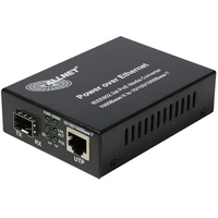 Allnet ALL-MC202P-SFP1-PoE Medienkonverter, Single/Multimode, SFP Mini-GBI, 1000BASE-SX/LX, 15,4 W/30 W