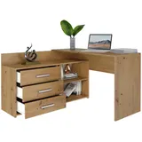 Top e shop Eckschreibtisch Dany Eiche