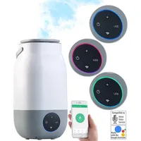 Newgen Medicals Ultraschall-Luftbefeuchter, 3 Liter, komp. zu Alexa & Google Assistant