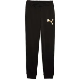 Puma Lounge-Hosen ESS Metallic Gold/Schwarz M