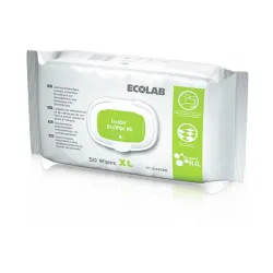 ECOLAB Incidin OxyWipe NG XL Flächendesinfektionstücher 3114190 , 1 Karton = 6 x 50 Tücher, Maße: 25 x 37 cm