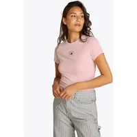 Tommy Jeans Essential Logo 2 Slim Fit Kurzarm-T-Shirt Precious