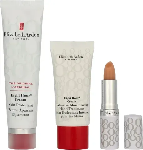 Elizabeth Arden Eight Hour Original Set Skin Protector (50 ml) / Lippenpflegestift (3,7 g) / Handcreme (30 ml)