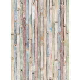 KOMAR Fototapete Vintage Wood 184 x 254 cm
