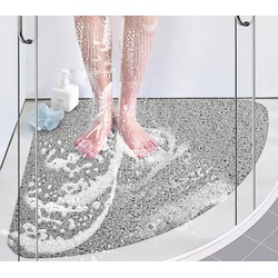 Duschmatte Duschmatte rutschfest Duschmatten, Badewannenmatte Duschmatte Bedee, PVC, Badewannenmatte für Nassbereiche Schnell Trocknend grau