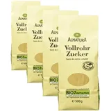 Alnatura Bio Vollrohr Zucker, 500g (Packung mit 4)