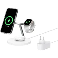 Belkin BoostCharge Pro 3in1 magn.Ladestat.15W ws. WIZ032kqWH