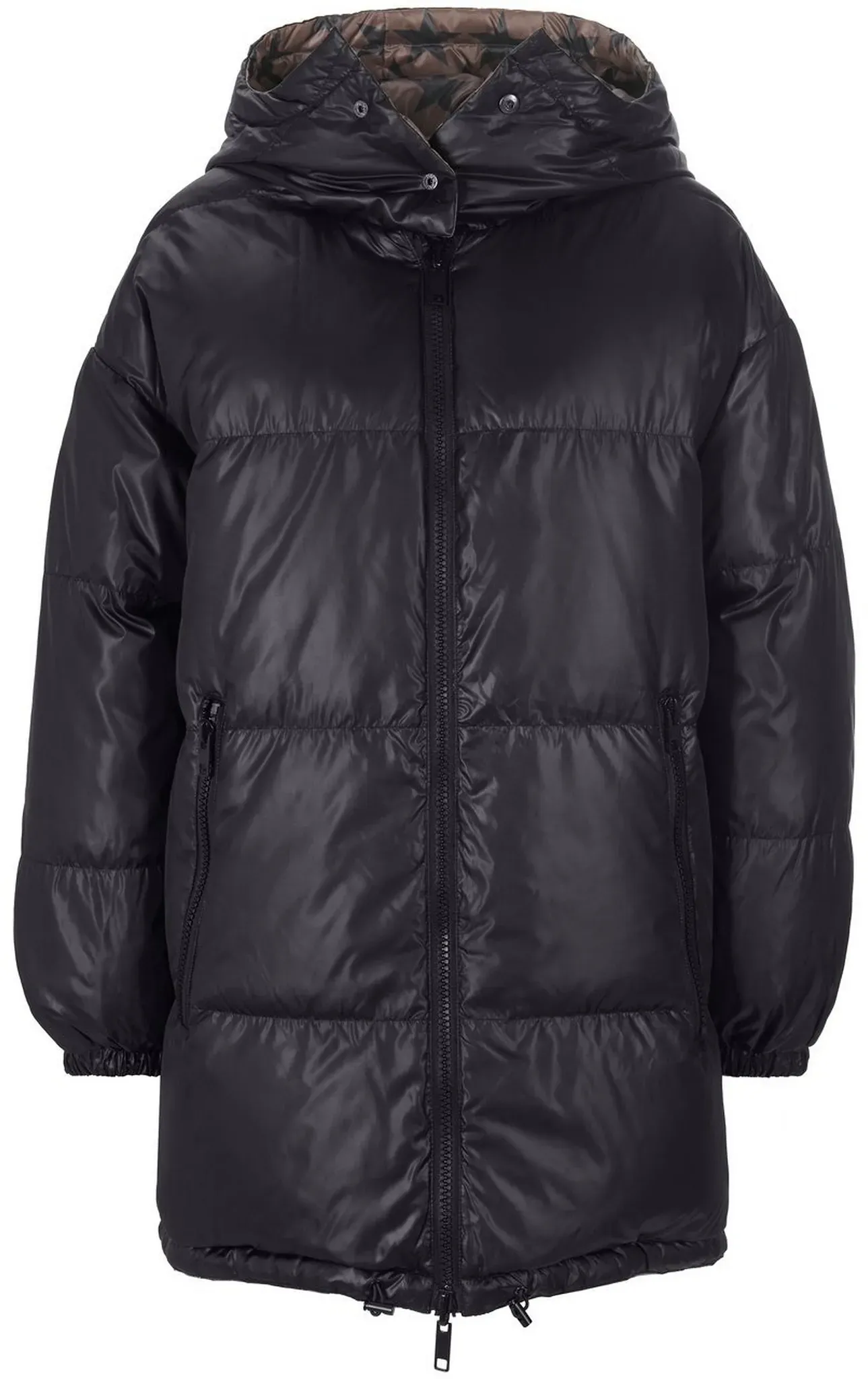 Steppjacke Stehkragen ONE4me grau