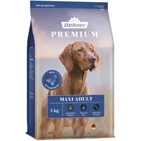 Dehner Premium Hundefutter Junior, Trockenfutter getreidefrei, für Welpen und junge Hunde kleiner Rassen, Ente / Lamm / Kartoffel, 4 kg