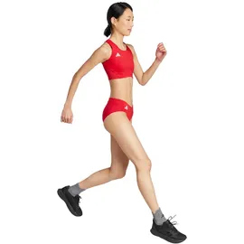 adidas Adizero Essentials Crop Top Team Power Red L