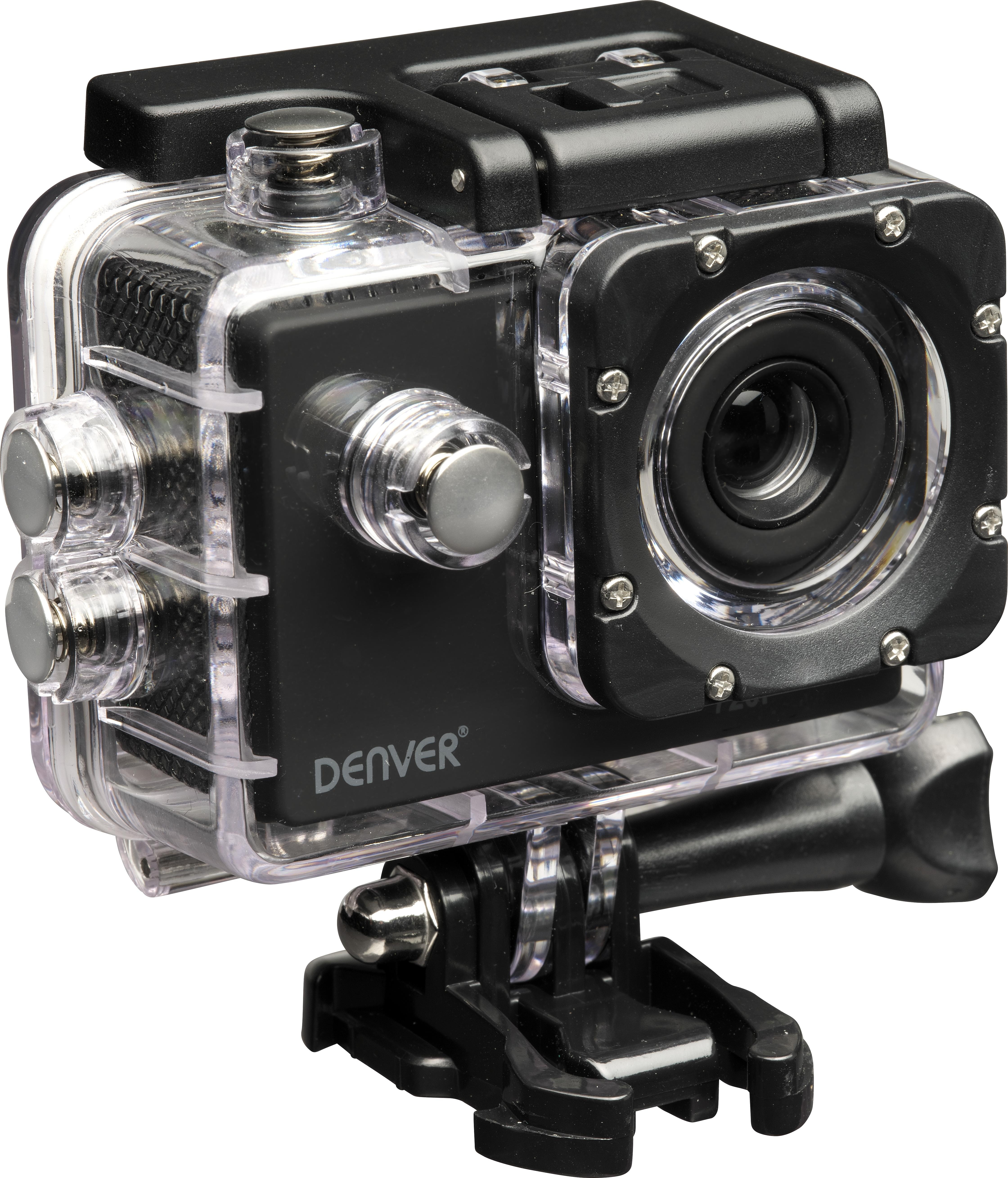Denver ACT-320 Action-Kamera (30p, HD), Action Cam, Schwarz