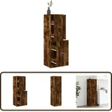 Apothekerschrank Räuchereiche 40x41x144,5 cm Holzwerkstoff - Vidaxl