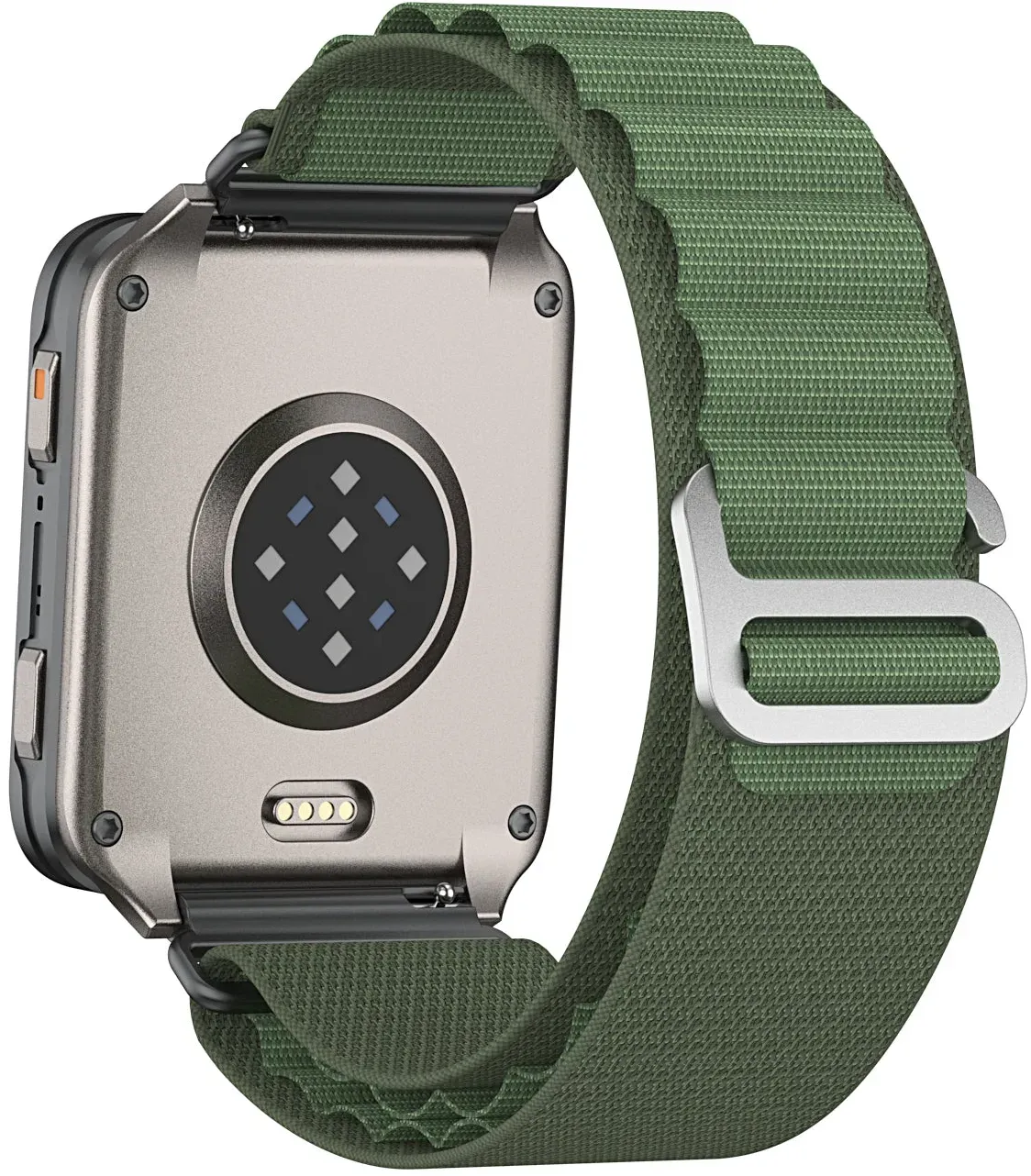 Strap-it Mobvoi TicWatch Pro 5 Enduro Armband Nylon für Mobvoi TicWatch Pro 5 Enduro - Grün - Alpine Loop